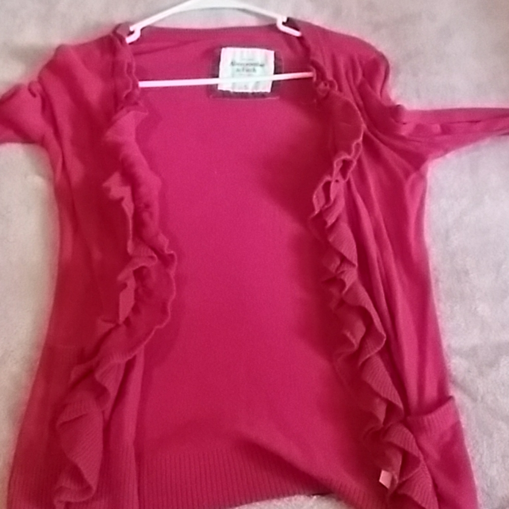 Pink cardigan